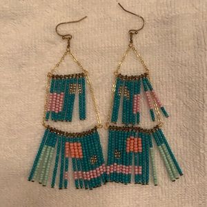 Anthropologie beaded earring